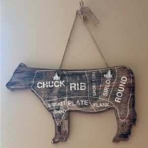 Kitchen farmhouse butcher cuts art